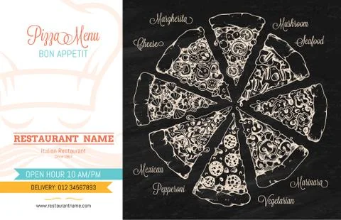 Vector Restaurant Menu Template Stock Illustration