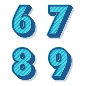 Vector retro alphabet Stock Illustration