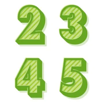 Vector retro alphabet Stock Illustration