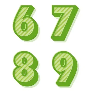 Vector retro alphabet Stock Illustration