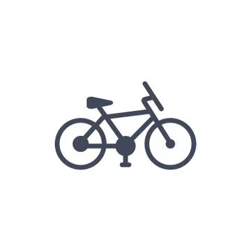 Vector retro bicycle icon Stock Illustration