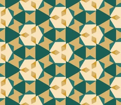 Vector retro bright seamless geometry pattern design 库存插图