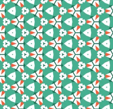 Vector retro bright seamless geometry pattern design Stock Illustration
