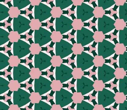 Vector retro bright seamless geometry pattern design 库存插图