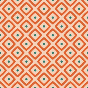 Vector retro bright seamless geometry pattern design Stock Illustration