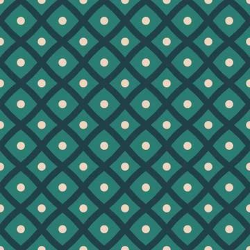 Vector retro bright seamless geometry pattern design 库存插图