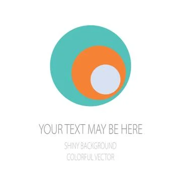 Vector retro circle corporate identity Stock Illustration