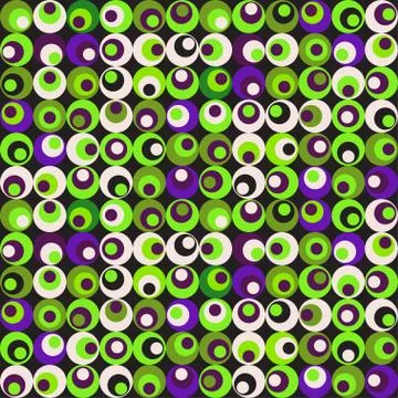 Vector retro circle seamles pattern Stock Illustration