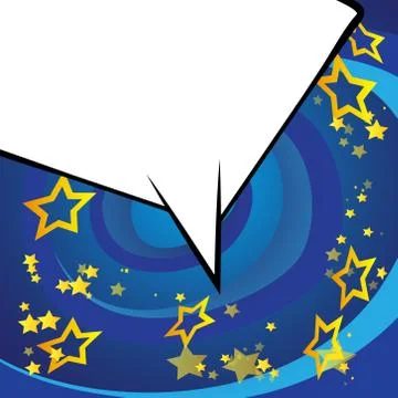 Vector retro comic book background with part of a big blank speech bubble, po 스톡 일러스트