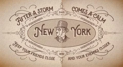 Vector. Retro design in folded paper Stock Illustration