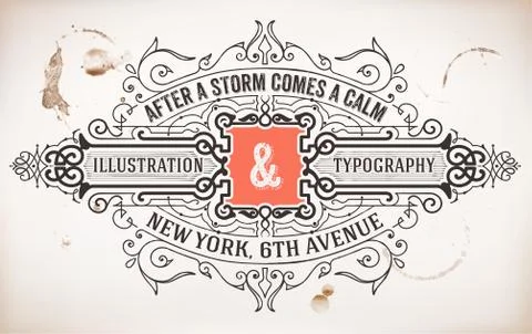 Vector. Retro design Stock Illustration