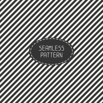 Vector retro diagonal stripes geometric seamless pattern. Vintage hipster Stock Illustration