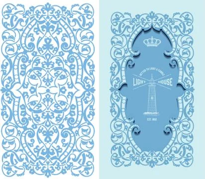 Vector. Retro frame and design element. Organized by layers Stock Illustration