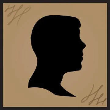 Vector retro frame. Stock Illustration