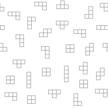 Vector retro game seamless pattern background. Video old computer game Illustrazione stock