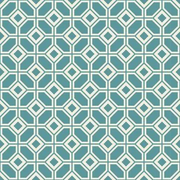 Vector retro geometric seamless pattern Stock Illustration