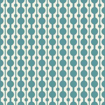 Vector retro geometric seamless pattern Stock Illustration