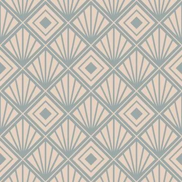 Vector retro geometric seamless pattern in Japanese style. Vintage abstract.. Stock Illustration