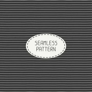 Vector retro horizontal line stripes geometric seamless pattern. Wrapping paper Stock Illustration