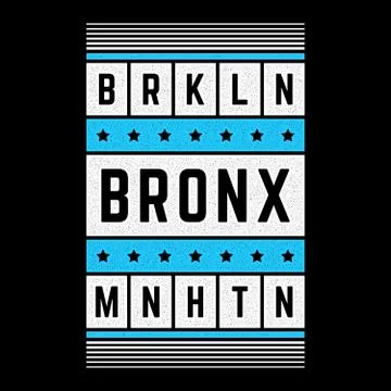 Vector retro illustration on the theme of Brooklyn. Urban. Modern. Stylized Stock Illustration
