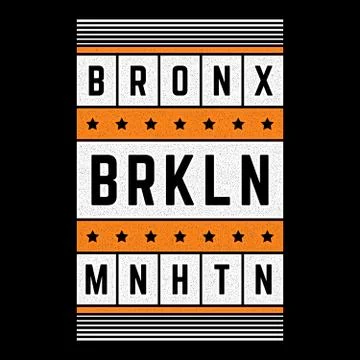 Vector retro illustration on the theme of Brooklyn. Urban. Modern. Stylized Stock Illustration