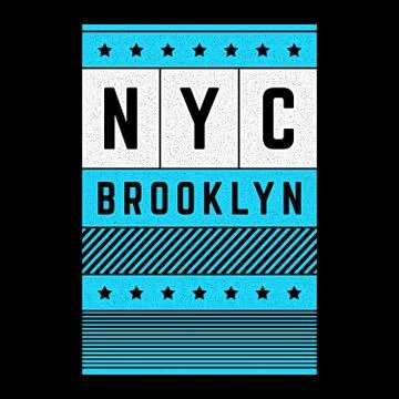 Vector retro illustration on the theme of Brooklyn. Urban. Modern. Stylized Stock Illustration