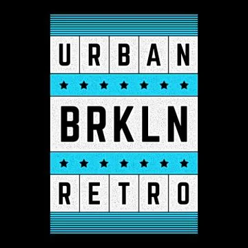 Vector retro illustration on the theme of Brooklyn. Urban. Modern. Stylized Stock Illustration