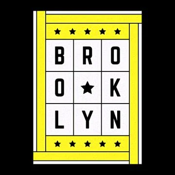 Vector retro illustration on the theme of Brooklyn. Urban. Modern. Stylized Stock Illustration