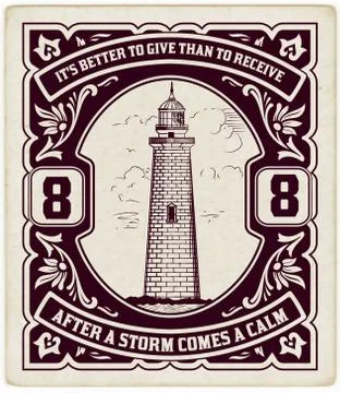 Vector. Retro label. Organized by layers Stock Illustration