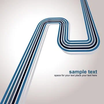 Vector retro lines Stock Illustration