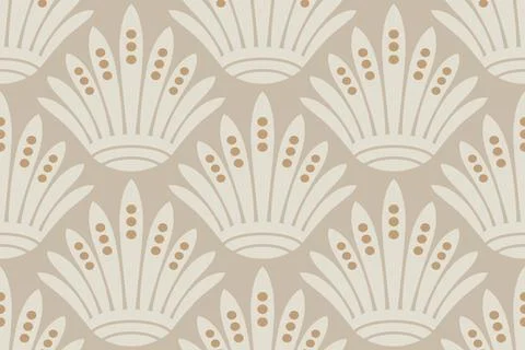 Vector retro luxury geometric seamless pattern in retro Art deco style. Vin.. Stock Illustration