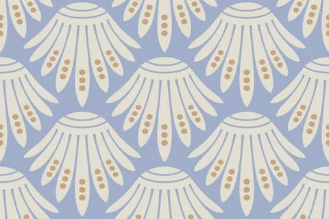 Vector retro luxury geometric seamless pattern in retro Art deco style. Vin.. Stockillustratie