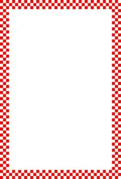 Vector retro page border Stock Illustration