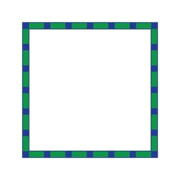 Vector retro page border Stock Illustration