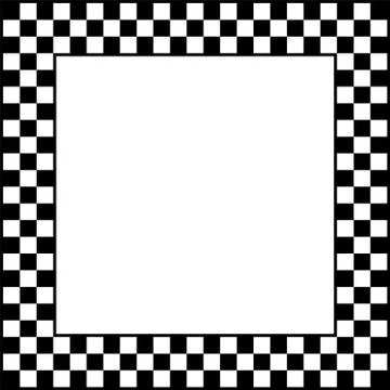 Vector retro page border Stock Illustration