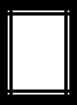 Vector retro page border Stock Illustration