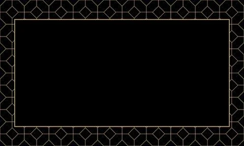 Vector retro page border Stock Illustration