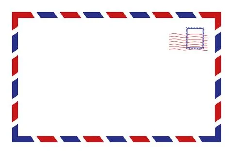 Vector retro page border Stock Illustration