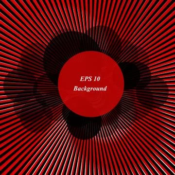 Vector retro pockmarked background with beams. Also with stylized clouds in the Illustrazione stock