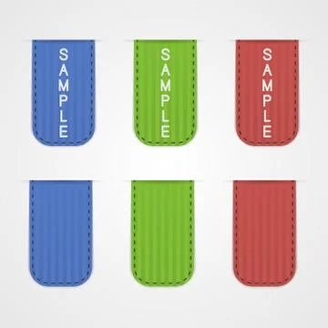 Vector retro ribbons Stock Illustration