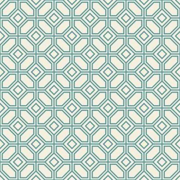 Vector retro seamless pattern Stock Illustration