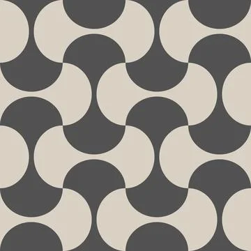 Vector retro simple geometric seamless pattern in retro style. Vintage abst.. Stock Illustration