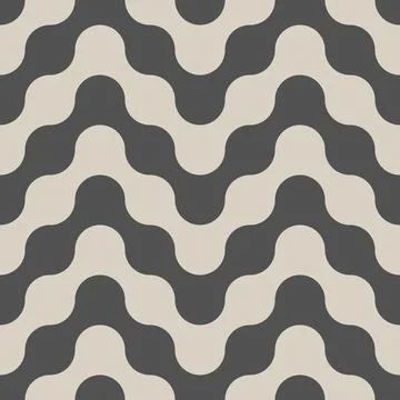 Vector retro simple geometric seamless pattern in retro style. Vintage abst.. Stock Illustration