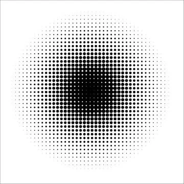 Vector retro style dotwork background. Abstract dotted stippling engraving イラスト素材