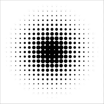 Vector retro style dotwork background. Abstract dotted stippling engraving イラスト素材