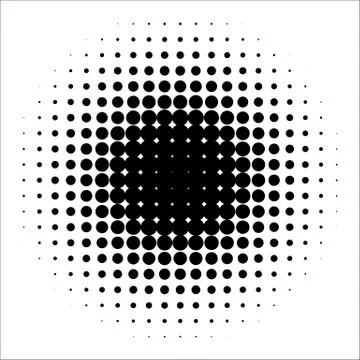 Vector retro style dotwork background. Abstract dotted stippling engraving イラスト素材