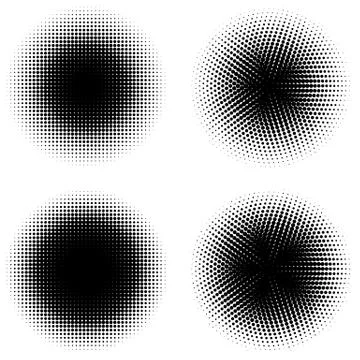 Vector retro style dotwork background. Abstract dotted stippling engraving イラスト素材