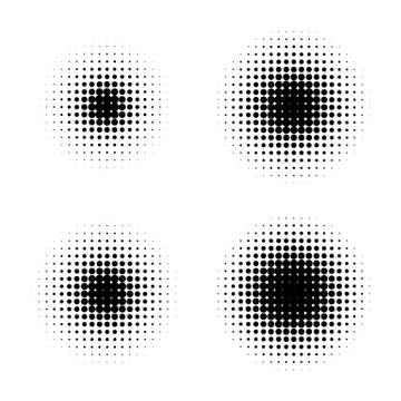 Vector retro style dotwork background. Abstract dotted stippling engraving Illustrazione stock