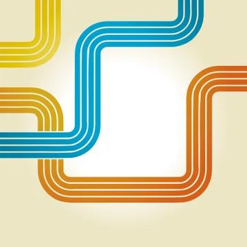 Vector retro style Stock Illustration