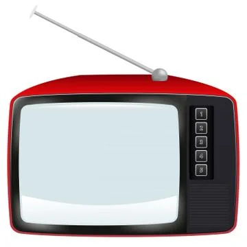 Vector retro tv Stock Illustration